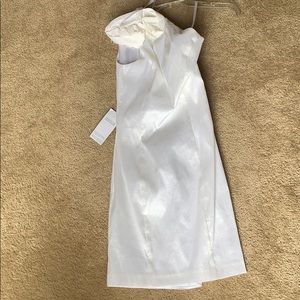 White one strap Dress